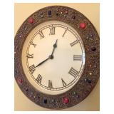 BEJEWELED WALL CLOCK