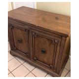 VINTAGE BEVERAGE SERVING & STORAGE CABINET.