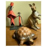 ANIMAL FIGURINES AND FIGURAL FIGURINE