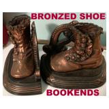 BRONZED BABY SHOES