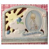 BABY BIRTH PORCELAIN PLACQUE