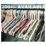 APPROXIMATELY 200 NICE HANGERS SELLING