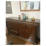 ANOTHER PHOTO OF THE DRESSER. MUCH BETTER VIEW. WALL MIRROR, TOO