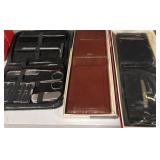 WINCHESTER 3PC BONE INLAY HANDLE KNIFE SET, NEW IN PACKAGE