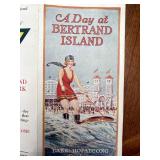 VINTAGE BROCHURE FROM BERTRAND ISLAND AMUSEMENT PARK. ARTIST: NOT DETERMINED