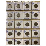 USA V-NICKELS. ASSORTED DATES 1900-1912