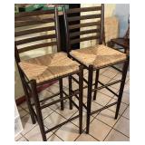 2 HIGHTOP TABLE CHAIRS OR COUNTER CHAIRS