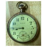 ELGIN, GOLD-RILLED CASE