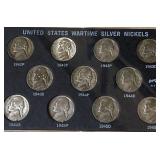 US WAR NICKELS WITH SILVER CONTENT