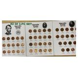 2 OF 3-BOOK SET OF LINCOLN WHEAT-BACK CENTS