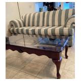 CHERRY LIVING ROOM TABLE, LA-Z-BOY SOFA