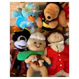 SOME OF THE DOLLS AND PLUSHIES