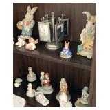 SOME OF THE MANY SIGNED COLLECTIBLE FIGURINES