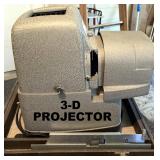 SCARCE 3-D STEREO VIVID DELUXE PROJECTOR by BELL & HOWELL SUBSIDIARY