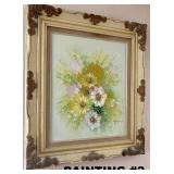 2ND FLORAL PAINTING BY