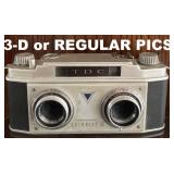 3-D OR REGULAR PHOTOS WITH THIS TDC CAMERA