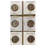 VINTAGE JEFFERSON NICKELS