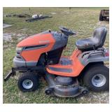 HUSQVARNA 24HP, 48" CUT LAWN TRACTOR. NEW BATTERY