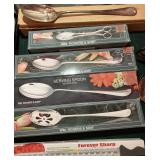 SERVING FLATWARE IN ORIGINAL BOXES