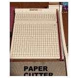 PAPER CUTTER IN THE OFFICE