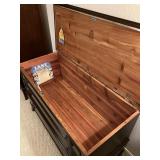 EXCEPTIONAL, SCARCE, TALL LANE SEWING CHEST