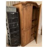 STORAGE DRAWERS, NICE ARMOIRE