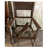 ANTIQUE CHAIR FRAME TO RESTORE