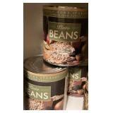 EMERGENCY FOOD IN VACUUM SEALED METAL CANS