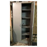 METAL 5-SHELF STORAGE CABINET