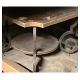 OLD WROUGHT METAL TABLE