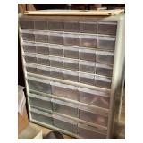 PARTS BIN WITH CONTENTS