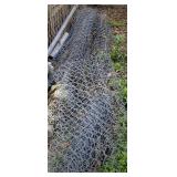 PIECES OF CHAIN LINK FENCING