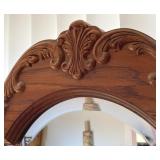 cROWN OF CENTER MIRROR. ALL MIRRORS ARE BEVELED !!