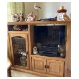 ENTERTAINMENT ARMOIRE; HDTV; MORE