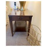 VINTAGE TABLE w/DRAWER AND UNDERSHELF