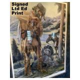 SIGNED, LTD EDITION, NUMBERED. ISSUED by NATIONAL WILD TURKEY FEDERATION.