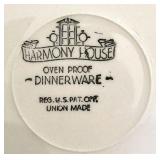 SIGNATURE ON BOTTOM OF HARMONY HOUSE SERVING PCS