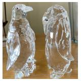 ACRYLIC PENGUINS. LOOK LIKE ICE, DON