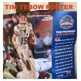 TIM TEBOW POSTER .... JOHN 3:16 UNDER EYES