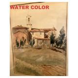 WATER COLOR PAINTING by B Poltner, 1943 