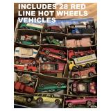 RED LINE HOTWHEELS & OTHERS, ALL ARE 1967-69