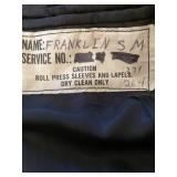NAVY PEA COAT ID TAG