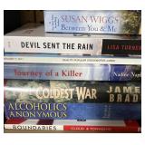 CLOSEUP OF BOOK TITLES