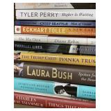 CLOSEUP OF BOOK TITLES