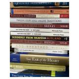 CLOSEUP OF BOOK TITLES