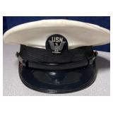 ENLISTED RANK DRESS HAT WITH SILVER FILLED EMBLEM
