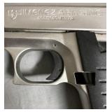 9mm PISTOL CLOSEUP OF TRIGGER AND CLIP RELEASE