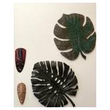METAL ART LEAF DECOR
