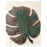 METAL ART LEAF DECOR