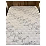 ALWAYS COVERED WITH MATTRESS COVER AND 1" FOAM PAD. LIKE NEW